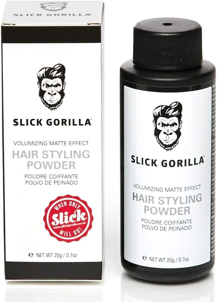 Slick Gorilla Hair Styling Texture Powder, Matte Hair Powder Men, Women for Volume, Definition, Hold, Mens Styling Products, Non-Greasy, 20 g