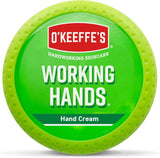 O’Keeffe’s Working Hands, 96g Jar - Hand Cream for Extremely Dry, Cracked Hands | Instantly Boosts Moisture Levels, Creates a Protective Layer & Prevents Moisture Loss