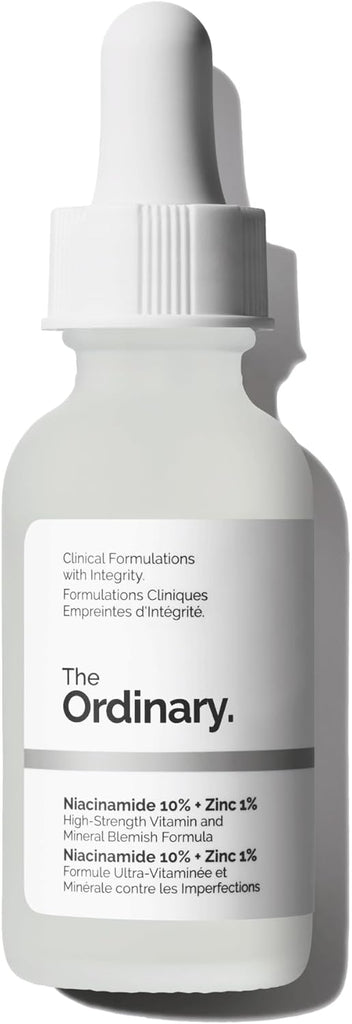 The Ordinary Niacinamide 10% + Zinc 1%, Brightening & Smoothing Serum for Blemish-Prone Skin, 30ml