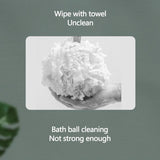 4pieces Magic Exfoliatings Sponge, Skin Exfoliatings Shower Sponge, Double Sided Soft Bath Sponges, 3D Body Shower Scrubber Sponges, Reusable Dead Skin Remover for Adults Kids