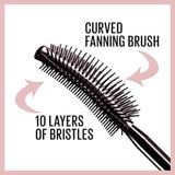 Maybelline New York, Volume Mascara, Lash Sensational, Colour: Very Black, 9.5 mL