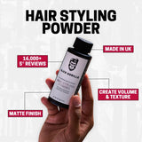Slick Gorilla Hair Styling Texture Powder, Matte Hair Powder Men, Women for Volume, Definition, Hold, Mens Styling Products, Non-Greasy, 20 g