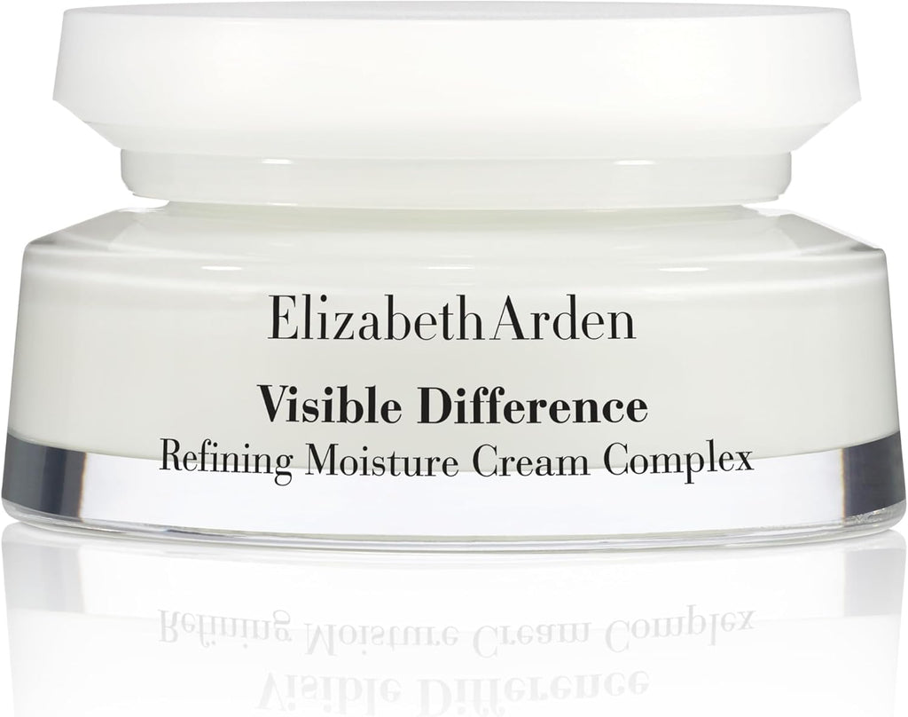 Elizabeth Arden Visible Difference Refining Moisture Cream Complex for Face, 75ml, Rich Emollient Formula, for Anti-Ageing & Tired Skin, Unisex