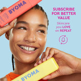 BYOMA Clarifying Starter Kit with Mini Cleanser, Light Cream and Clarifying Serum