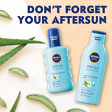 NIVEA SUN After Sun Moisturising Soothing Lotion (400 ml), Cooling Moisturiser with Aloe Vera, Naturally Soothing After Sun Care with 24-Hour Effectiveness