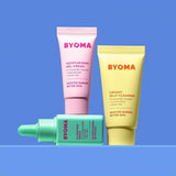 BYOMA Clarifying Starter Kit with Mini Cleanser, Light Cream and Clarifying Serum