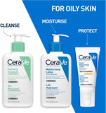 CeraVe Foaming Cleanser for Normal to Oily Skin with Niacinamide and 3 Essential Ceramides