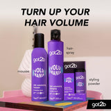 got2b POWDERful Volumising Styling Powder 10 g, Natural Hold, Powder Hair Styling, Volumizing Styling Hair Powder, Instant Volume from the Roots, Vegan Formula