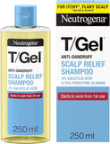 Neutrogena T/Gel Scalp Relief Anti-Dandruff Shampoo (250ml) With 3% Salicylic Acid, Suitable for Those Prone to Scalp Psoriasis and Seborrhoeic Dermatitis,Packaging may vary