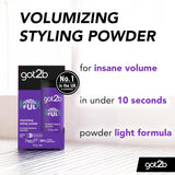 got2b POWDERful Volumising Styling Powder 10 g, Natural Hold, Powder Hair Styling, Volumizing Styling Hair Powder, Instant Volume from the Roots, Vegan Formula