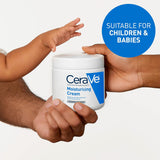 CeraVe Moisturising Cream, Face & Body, With 3 essential ceramides & hyaluronic acid, For dry to very dry skin, 454 g/16 oz