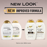 OGX Nourishing with Coconut Milk Hydrating Shampoo, Intensely Moisturizes for Immediate Softness from the First Use, Sulfate Free, 385ml