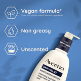 Aveeno Skin Relief Moisturising Lotion, With Soothing Triple Oat Complex & Shea Butter, Suitable For Sensitive Skin, 72-Hour Intense Hydration, Helps Relieve Very Dry and Tight Skin, Unscented, 500ml