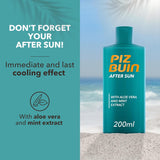 Piz Buin Moisturising Sun Lotion SPF 30 (200ml), Water-Resistant Piz Buin 30 Sunscreen with Advanced UVA/UVB Protection, Skincare with Glycerin and Feverfew PFE Plant Extract