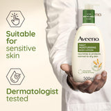 Aveeno Daily Moisturising Body Lotion, With Soothing Oats & Rich Emollients, Suitable For Sensitive Skin, Nourishes and Protects Normal to Dry Skin, Fragrance Free, 500ml