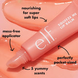 e.l.f. Squeeze Me Lip Balm, Moisturising Lip Balm For A Sheer Tint Of Colour, Infused With Hyaluronic Acid, Vegan & Cruelty-free, Strawberry