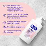 E45 Moisturising Lotion 500 ml for Dry & Sensitive Skin - Long-Lasting Hydration Protect from Dryness, Reduce Redness - Dermatological Body Moisturiser Lotion - Body Lotion - Daily Moisturiser
