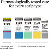Neutrogena T/Gel Scalp Relief Anti-Dandruff Shampoo (250ml) With 3% Salicylic Acid, Suitable for Those Prone to Scalp Psoriasis and Seborrhoeic Dermatitis,Packaging may vary