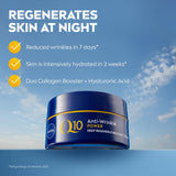 NIVEA Q10 Anti-Wrinkle Power Firming Night Cream (50ml), Hydrating Night Moisturiser to Reduce Lines and Wrinkles, Night Cream for Firmer Skin in 7 Days