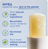 NIVEA SUN Protect Caring Lip Balm SPF50 (4.8g), Factor 50 Balm with Shea Butter, Protection Against UVA/UVB Rays with 24H Moisture, Lip Care, No White Cast