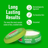 O’Keeffe’s Working Hands, 96g Jar - Hand Cream for Extremely Dry, Cracked Hands | Instantly Boosts Moisture Levels, Creates a Protective Layer & Prevents Moisture Loss