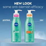 NIVEA Derma Skin Clear Wash Gel (150ml), Deep Cleansing Salicylic Acid Face Wash Enriched with Niacinamide to Cleanse Pores and Remove Impurities, For Blemish-Prone Skin