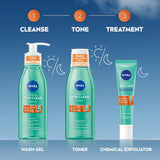NIVEA Derma Skin Clear Wash Gel (150ml), Deep Cleansing Salicylic Acid Face Wash Enriched with Niacinamide to Cleanse Pores and Remove Impurities, For Blemish-Prone Skin