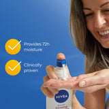 NIVEA Q10 60+ Mature Skin Body Lotion (400ml), Nourishing Firming Cream with Q10 and Argan Oil, NIVEA 72H Moisturising Cream for Ageing and Mature Skin