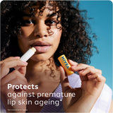 NIVEA SUN Protect Caring Lip Balm SPF50 (4.8g), Factor 50 Balm with Shea Butter, Protection Against UVA/UVB Rays with 24H Moisture, Lip Care, No White Cast