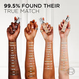 L'Oréal Paris Foundation for Face, Skincare Infused with Hyaluronic Acid, True Match Hydrating Liquid Foundation for All Skin Tones, SPF 16, 3N Creamy Beige, 30 ml
