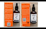 Big 2.11oz. Organic Vitamin C Serum for Face. Anti-Dark Spots, Wrinkles Skin Repair Serum with Hyaluronic Acid, Vitamin C & Niacinamide. All-in-One Brightening, Anti Aging Facial & Eye Area Skincare