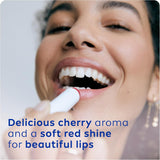 NIVEA Cherry Shine Lip Balm (4.8g), Flavoured Lip Balm with Shea Butter, Natural Oils and Vitamins, Provides 24h Moisture and a Soft Red Shine, Vegan Lip Care Formula