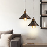 Cone Shade 2M Pendant Light Copper Ceiling Hanging Pendant Lamp ~3379-0
