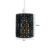 Metal Pattern Vintage Lamp Wire cage White Lamp Light~1999-2